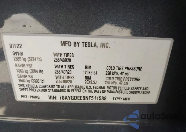 7SAYGDEE8NF511588: 42522352