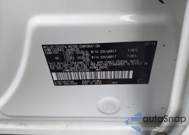 JTMWFREV4EJ022585: 42522499