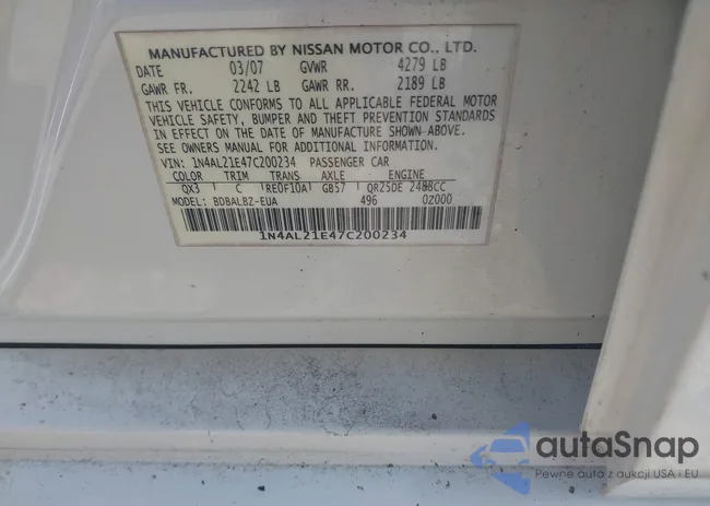 1N4AL21E47C200234: 42523598