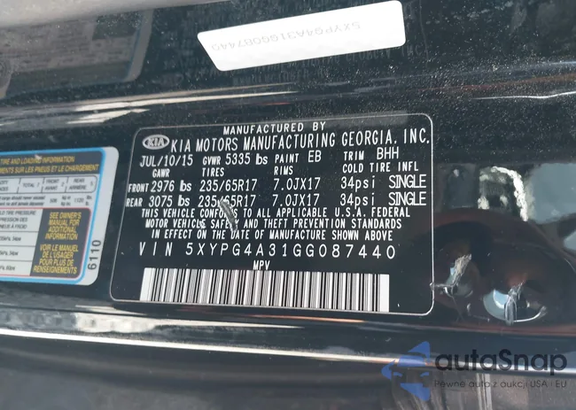 5XYPG4A31GG087440: 42523743