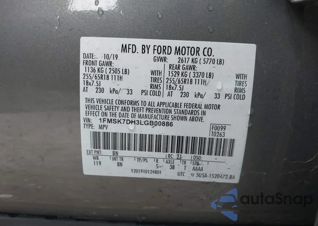 1FMSK7DH3LGB00886: 42523831