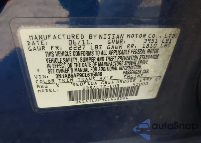 3N1AB6AP9CL615086: 42524043