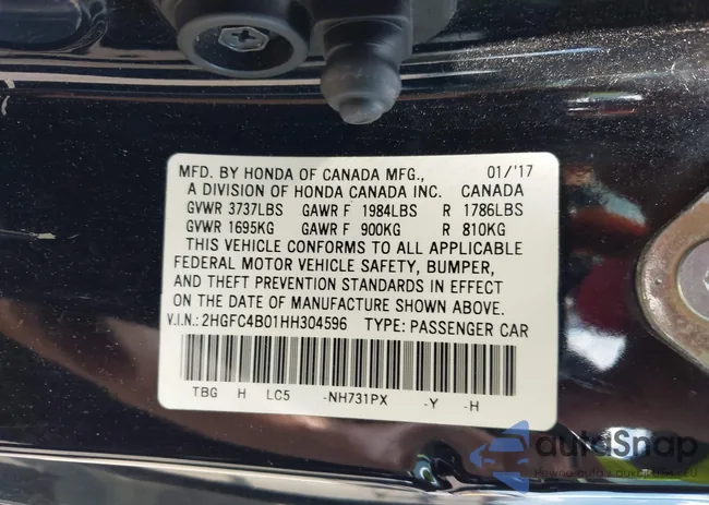 2HGFC4B01HH304596: 42524131