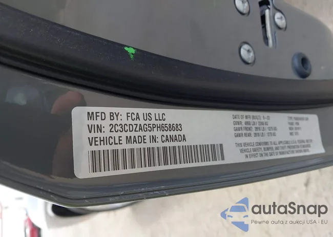 2C3CDZAG5PH658683: 42523286