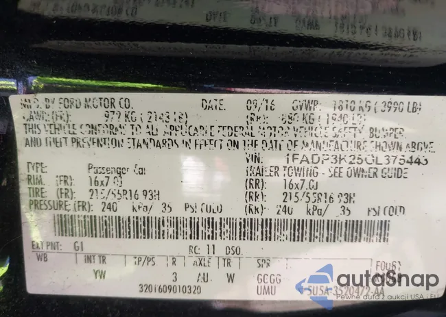 1FADP3K25GL375443: 42523331