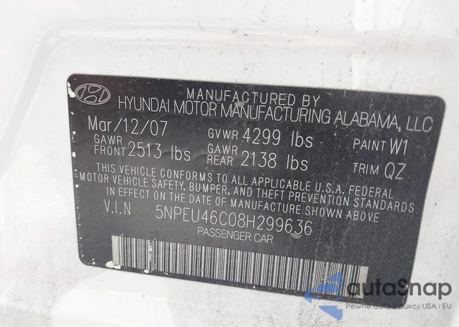 5NPEU46C08H299636: 42523365