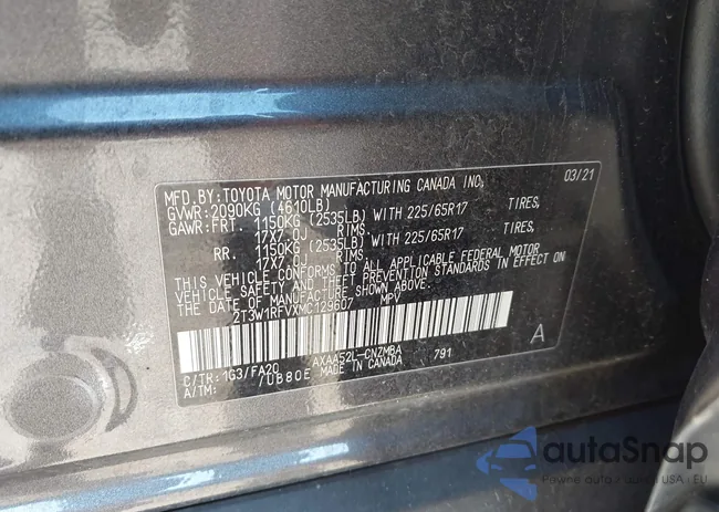 2T3W1RFVXMC129607: 42523373