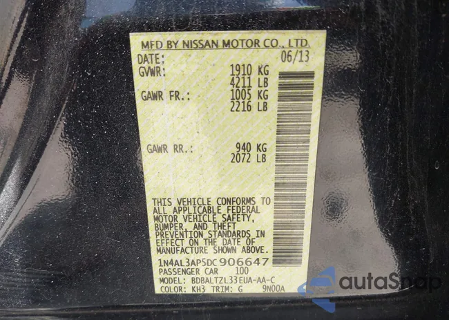 1N4AL3AP5DC906647: 42524625