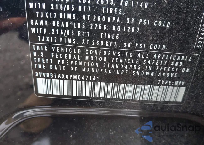 3VVRB7AX0PM047141: 42524650