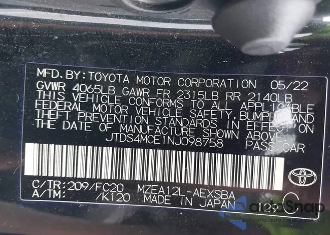 JTDS4MCE1NJ098758: 42524668