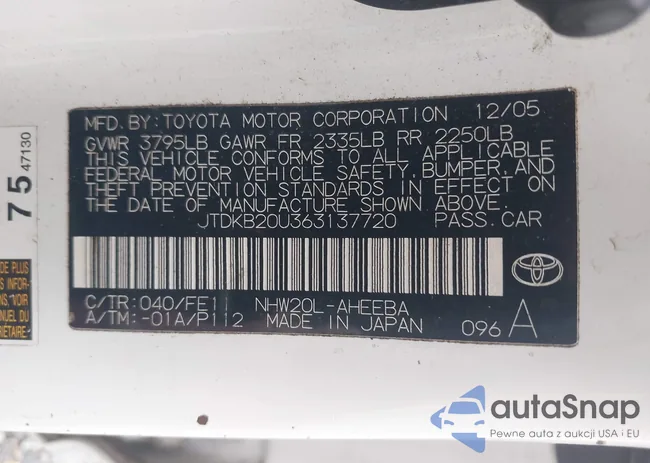 JTDKB20U363137720: 42524702