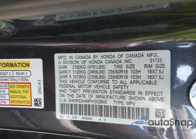 2HKRS3H48PH302840: 42524839