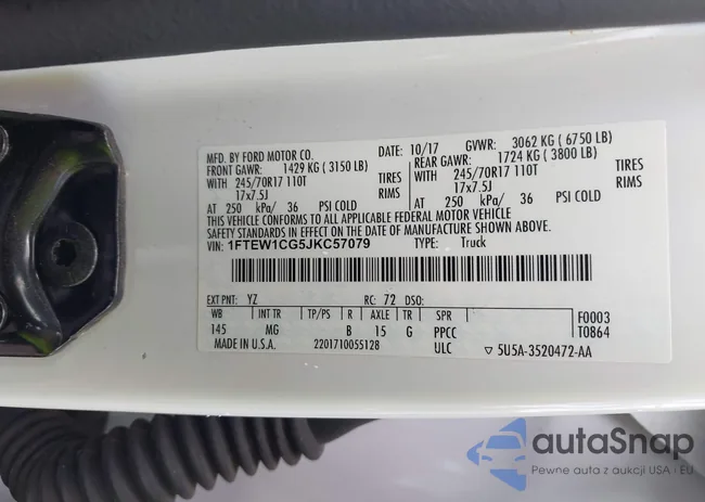 1FTEW1CG5JKC57079: 42524901