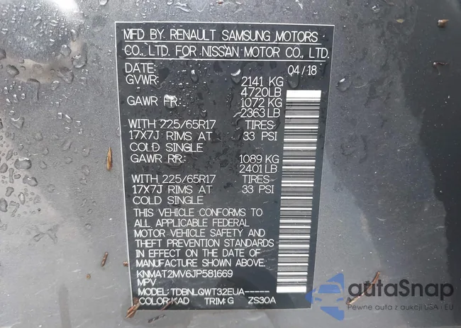 KNMAT2MV6JP581669: 42524982