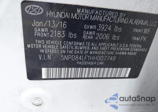 5NPD84LF1HH007748: 42525030