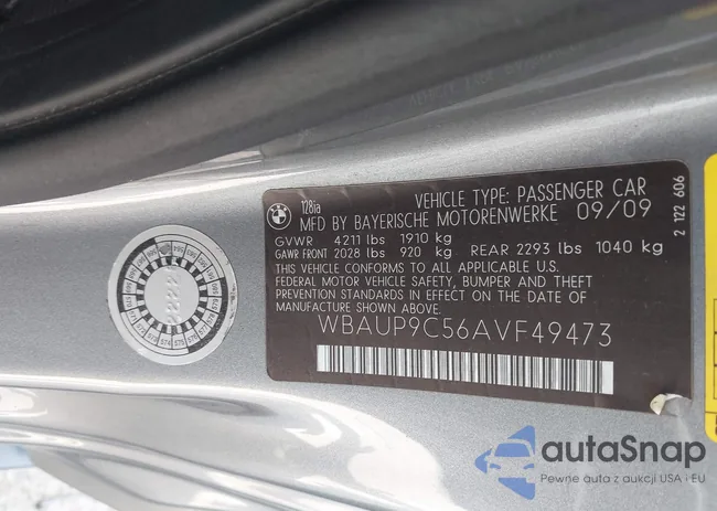 WBAUP9C56AVF49473: 42525186