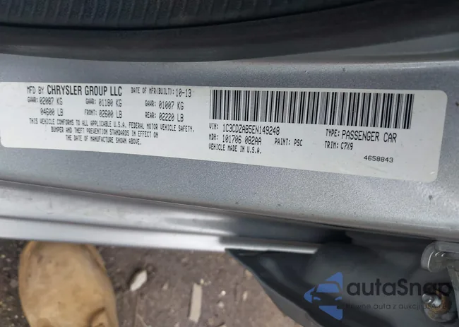 1C3CDZAB5EN149248: 42524423