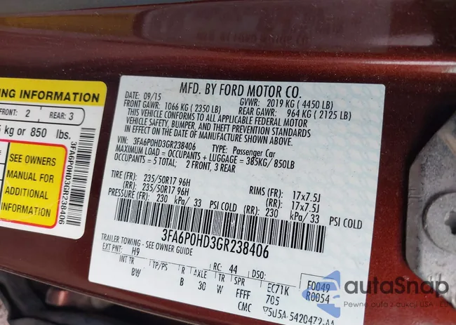 3FA6P0HD3GR238406: 42524489