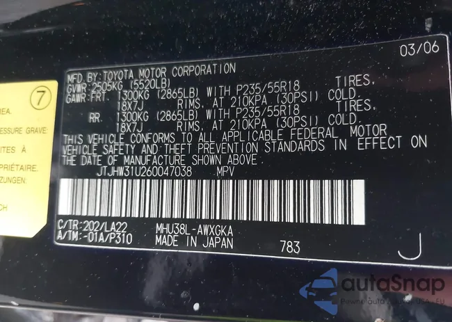 JTJHW31U260047038: 42525963