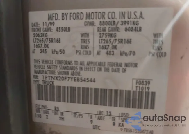 1FTNX20F7YEB54544: 42526065