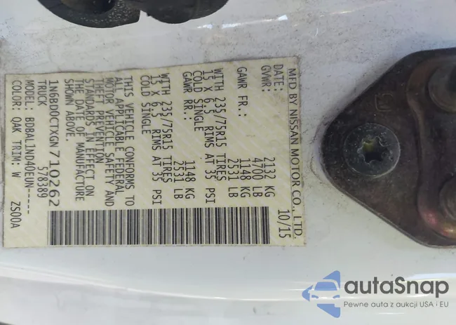 1N6BD0CTXGN710262: 42526153