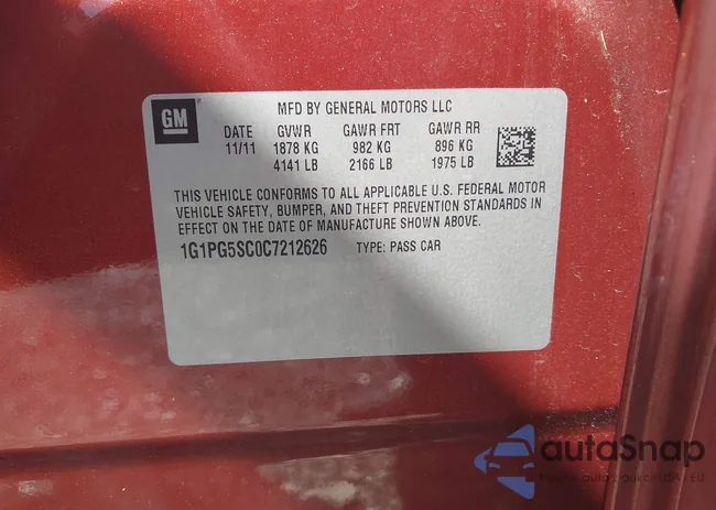 1G1PG5SC0C7212626: 42525278