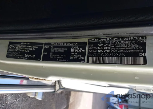 WDCYR49E65X159046: 42526651