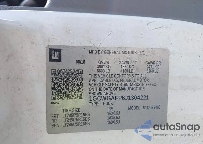 1GCWGAFP6J1304221: 42526654