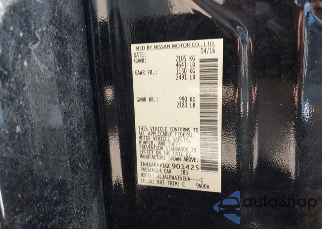 1N4AA6AP1GC901425: 42526689