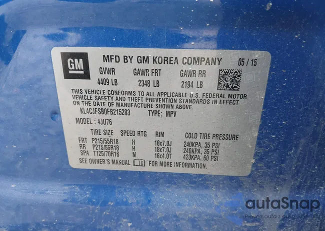 KL4CJFSB0FB215283: 42526835