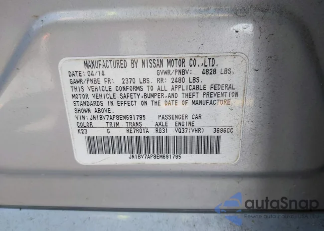 JN1BV7AP8EM691795: 42526313