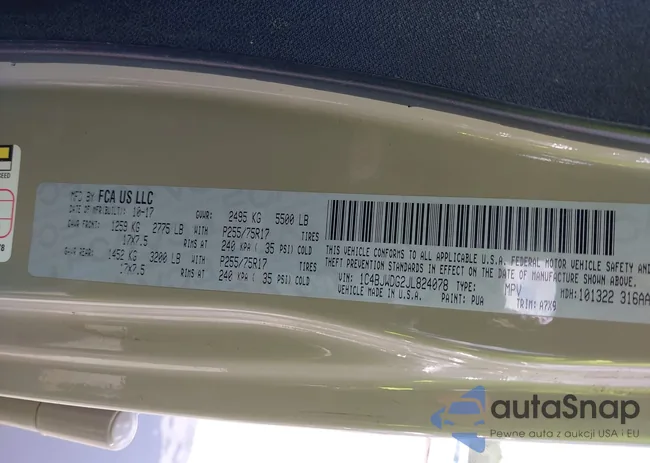 1C4BJWDG2JL824078: 42526333