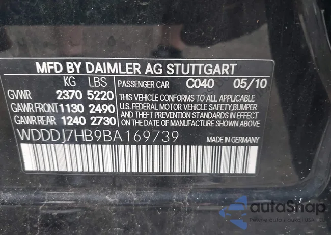 WDDDJ7HB9BA169739: 42527707