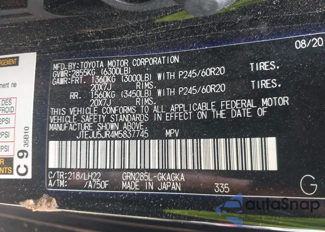 JTEJU5JR4M5837745: 42527917