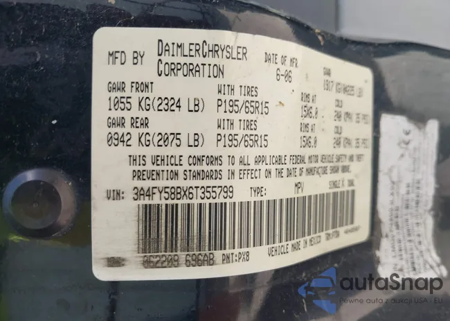 3A4FY58BX6T355799: 42527988