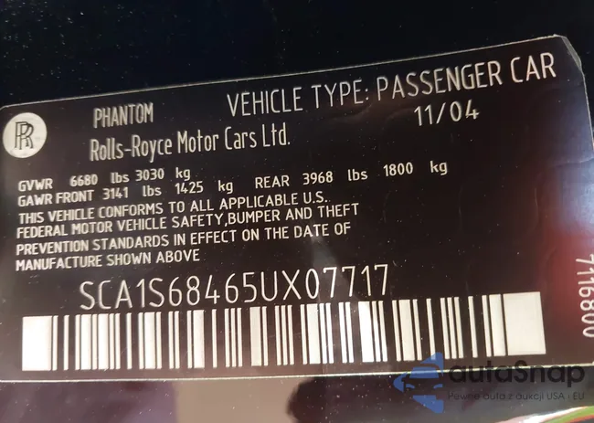 SCA1S68465UX07717: 42527996