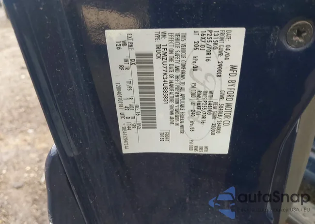 1FMZU77K34UB85831: 42528093