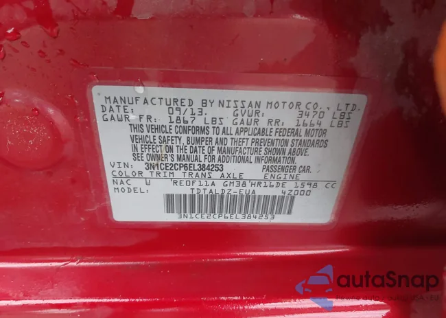 3N1CE2CP6EL384253: 42528653