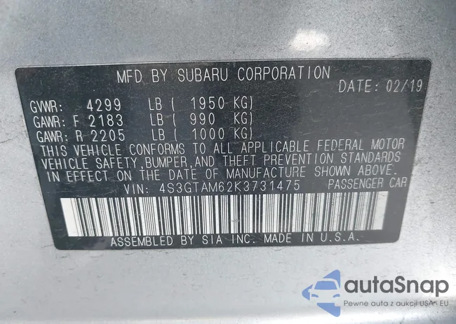 4S3GTAM62K3731475: 42528821