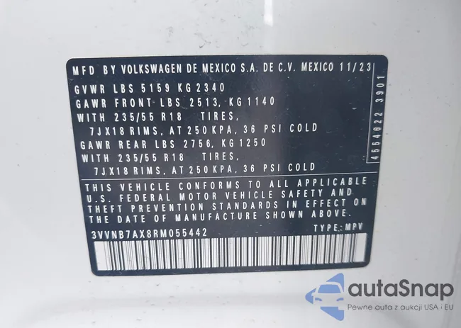 3VVNB7AX8RM055442: 42528863