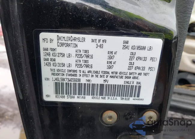 1J4GL58K73W656698: 42529015