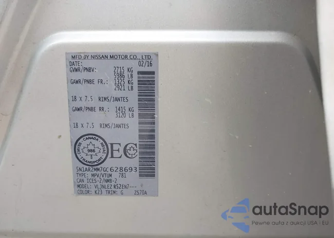 5N1AR2MM7GC628693: 42529177