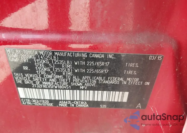 2T3ZFREV5FW180451: 42528306