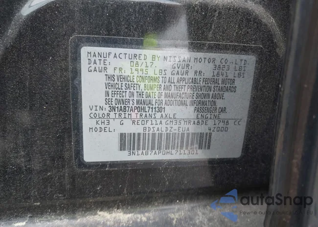 3N1AB7AP0HL711301: 42528385