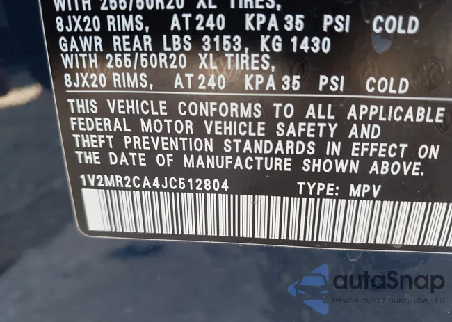 1V2MR2CA4JC512804: 42528402