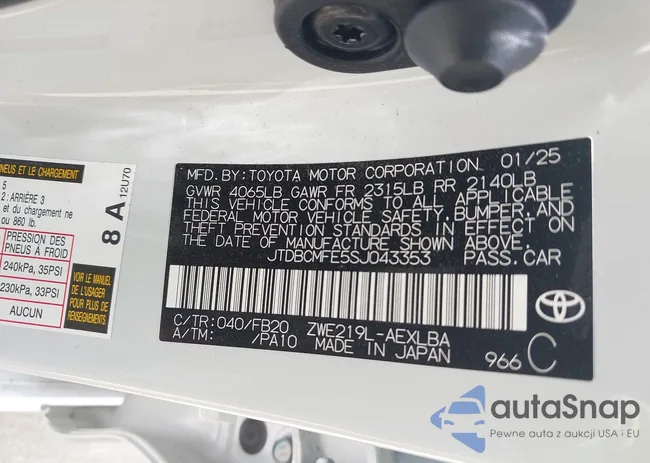 JTDBCMFE5SJ043353: 42528569