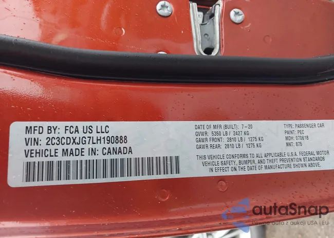 2C3CDXJG7LH190888: 42529685