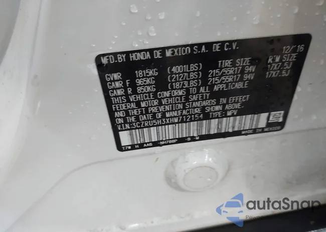 3CZRU5H3XHM712154: 42529892