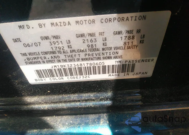 JM1BK323681780605: 42529439