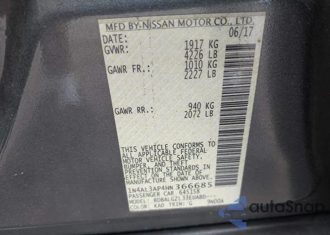 1N4AL3AP4HN366685: 42529464